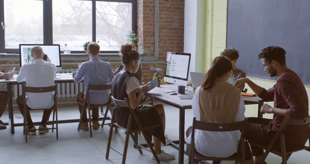 People Working in an Office Video Template